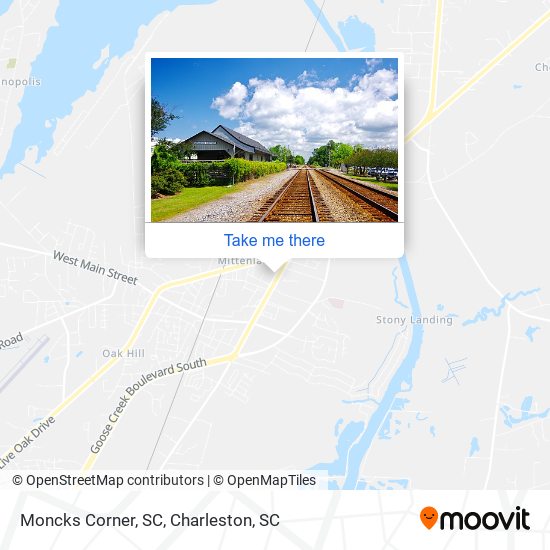 Mapa de Moncks Corner, SC