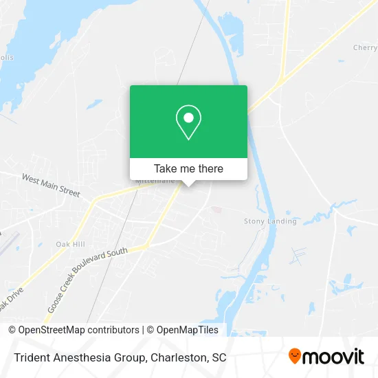 Trident Anesthesia Group map