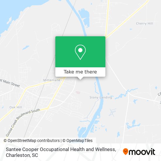 Santee Cooper Occupational Health and Wellness map