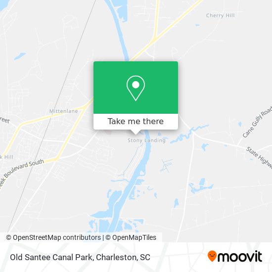 Old Santee Canal Park map
