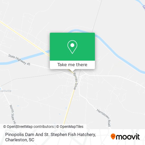 Pinopolis Dam And St. Stephen Fish Hatchery map