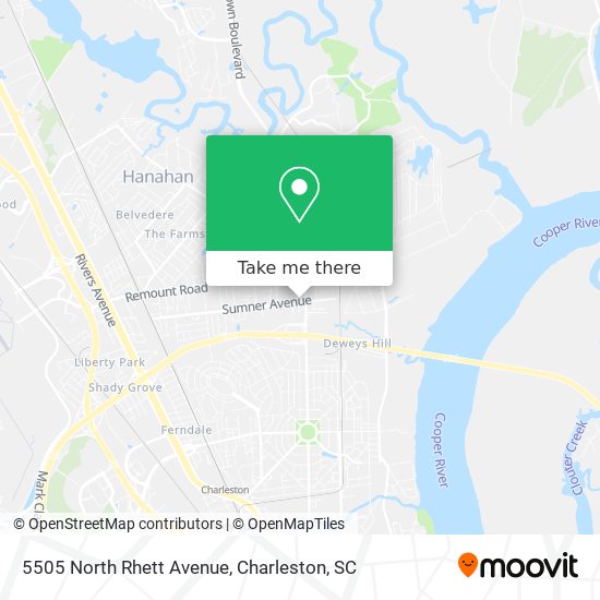 5505 North Rhett Avenue map