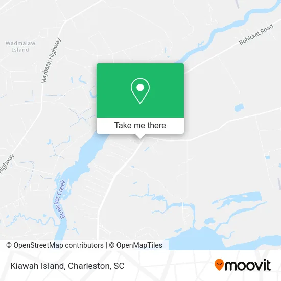 Mapa de Kiawah Island