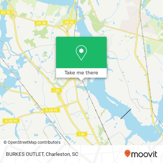 BURKES OUTLET, North Charleston, SC 29406 map