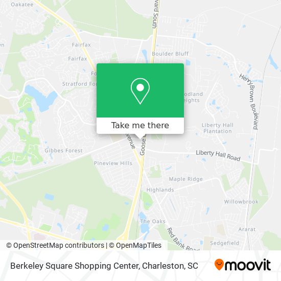 Berkeley Square Shopping Center map