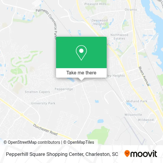 Pepperhill Square Shopping Center map