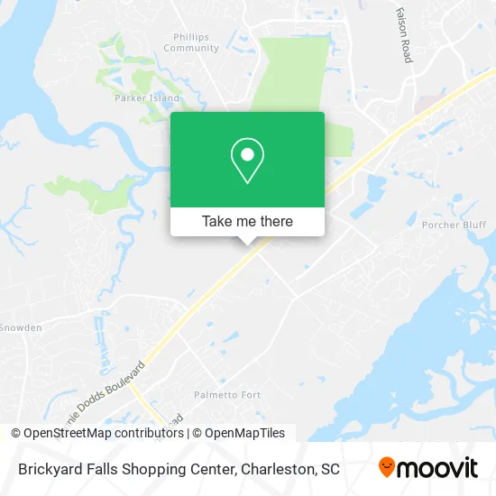 Mapa de Brickyard Falls Shopping Center