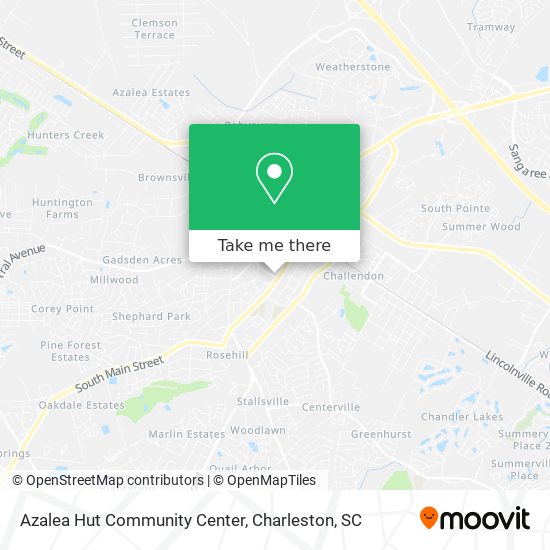 Azalea Hut Community Center map
