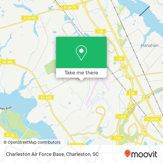 Mapa de Charleston Air Force Base