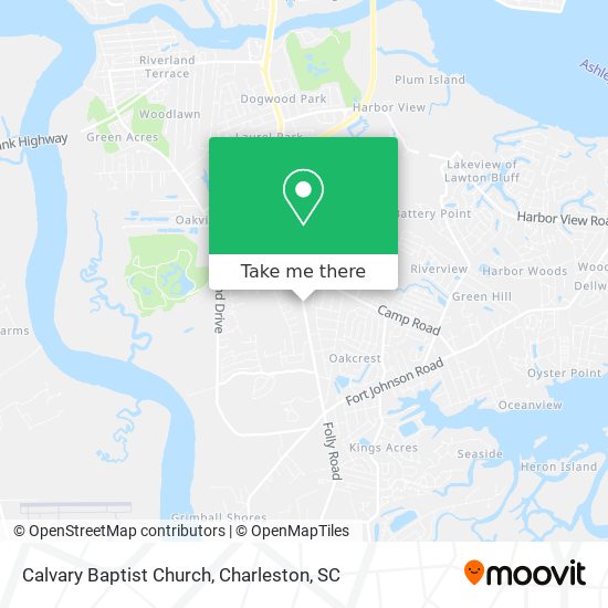 Mapa de Calvary Baptist Church