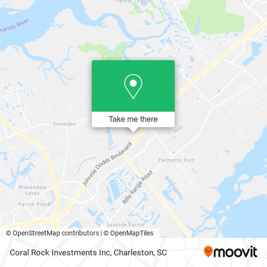 Coral Rock Investments Inc map