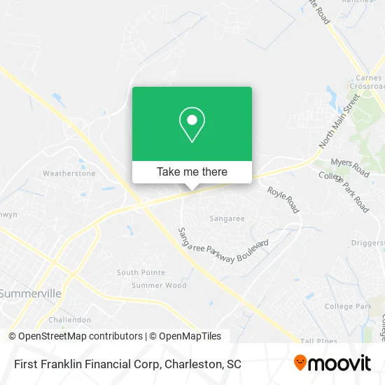 First Franklin Financial Corp map