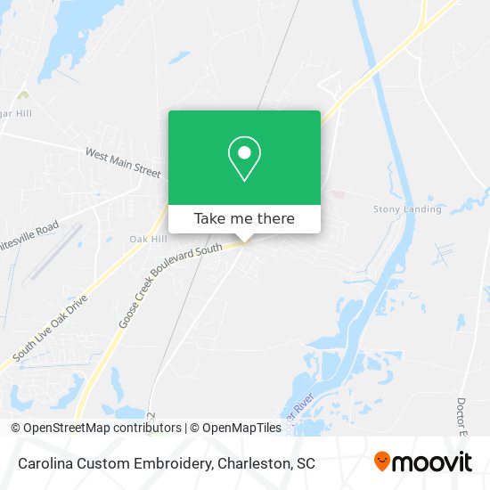 Mapa de Carolina Custom Embroidery