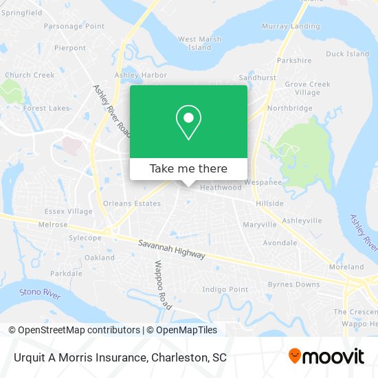 Urquit A Morris Insurance map