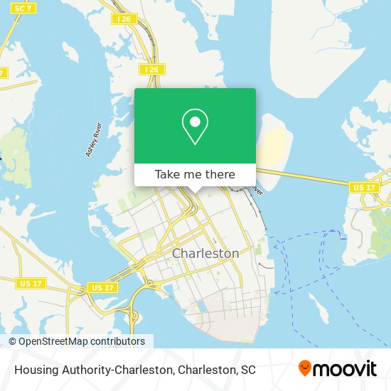 Housing Authority-Charleston map