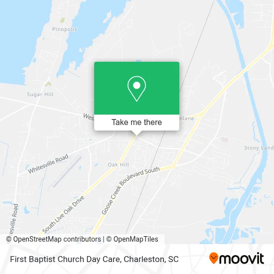 First Baptist Church Day Care map