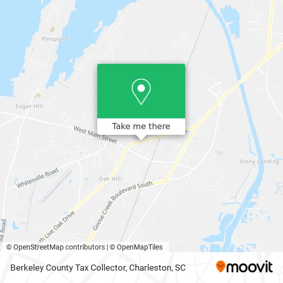 Berkeley County Tax Collector map