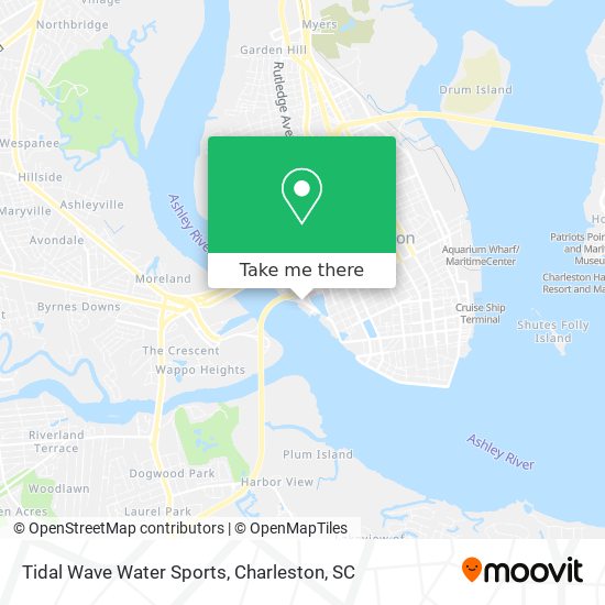 Tidal Wave Water Sports map