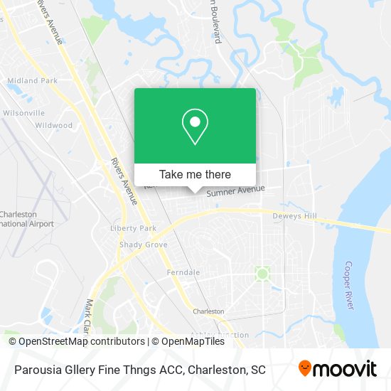Parousia Gllery Fine Thngs ACC map