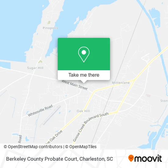 Berkeley County Probate Court map