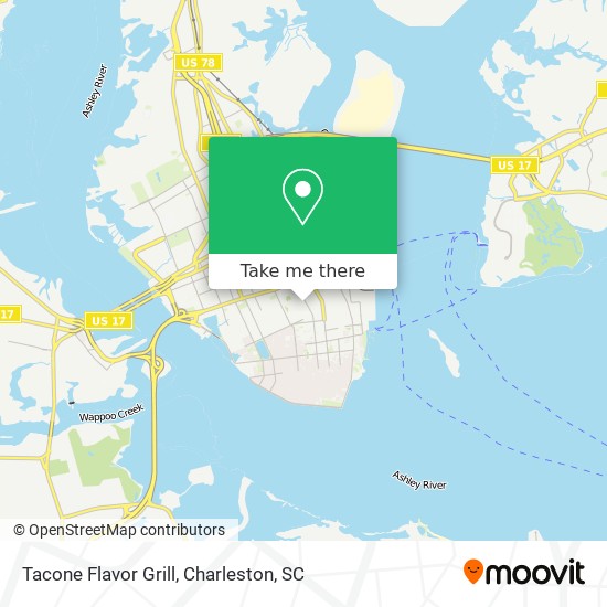 Tacone Flavor Grill map