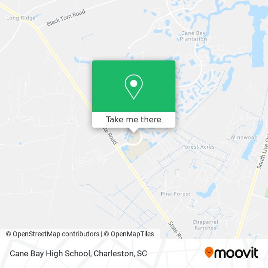 Cane Bay High School map