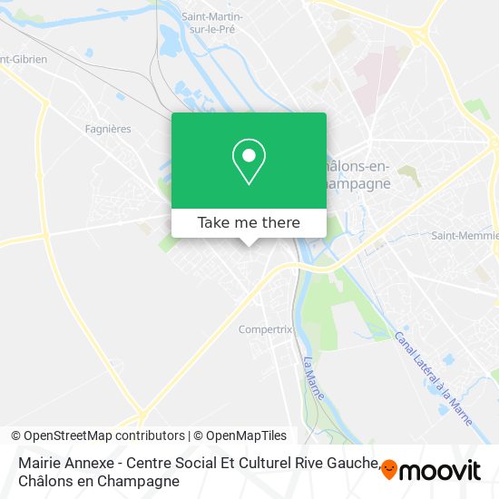 Mairie Annexe - Centre Social Et Culturel Rive Gauche map