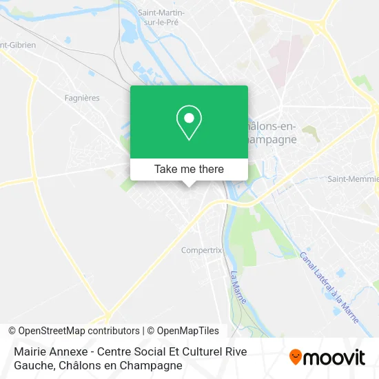 Mairie Annexe - Centre Social Et Culturel Rive Gauche map