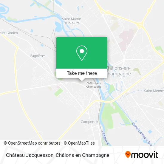 Château Jacquesson map