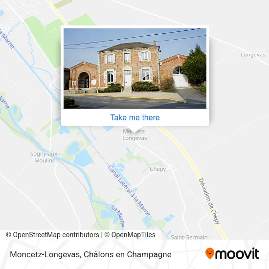 Moncetz-Longevas map