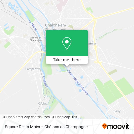 Square De La Moivre map