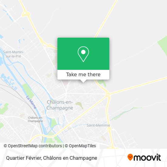 Quartier Février map