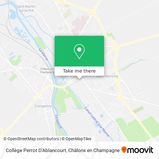 Collège Perrot D'Ablancourt map