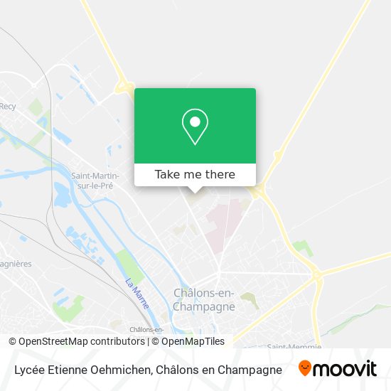 Lycée Etienne Oehmichen map
