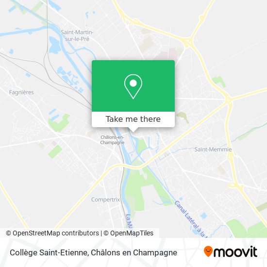 Collège Saint-Etienne map
