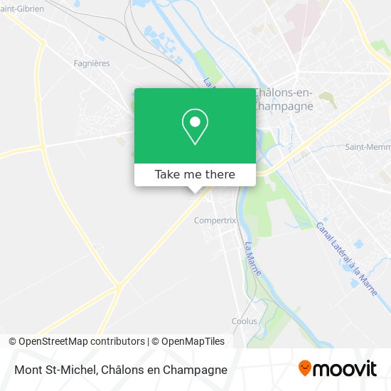 Mont St-Michel map