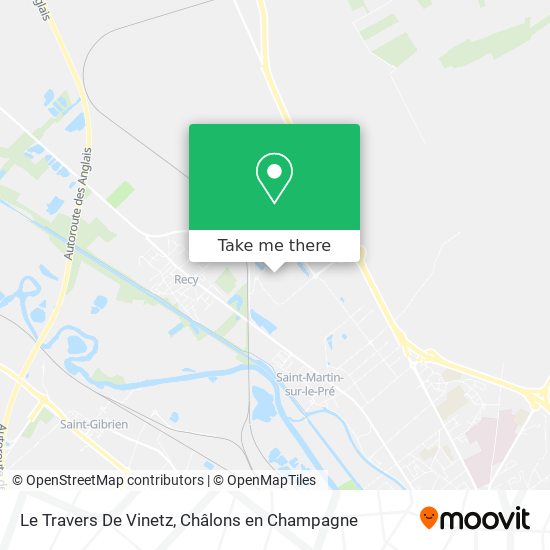Le Travers De Vinetz map