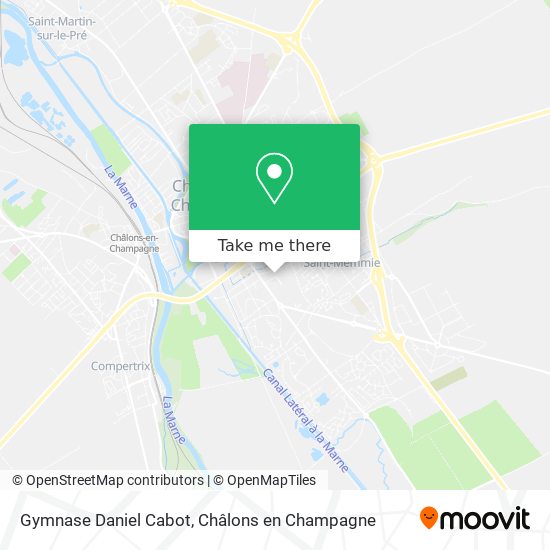 Gymnase Daniel Cabot map