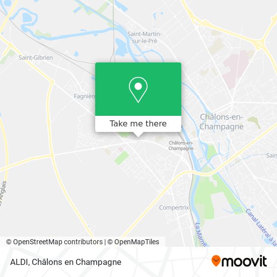 ALDI map