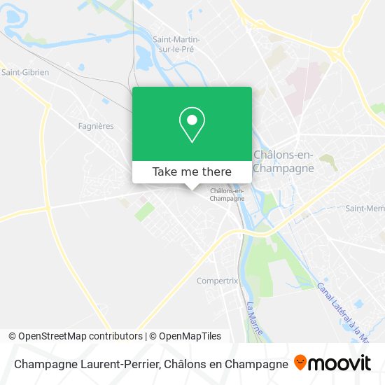 Champagne Laurent-Perrier map