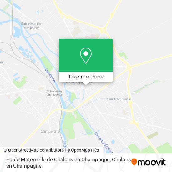 École Maternelle de Châlons en Champagne map