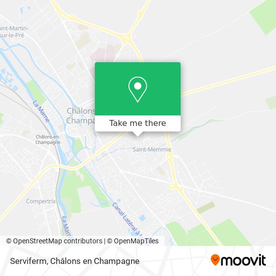 Serviferm map