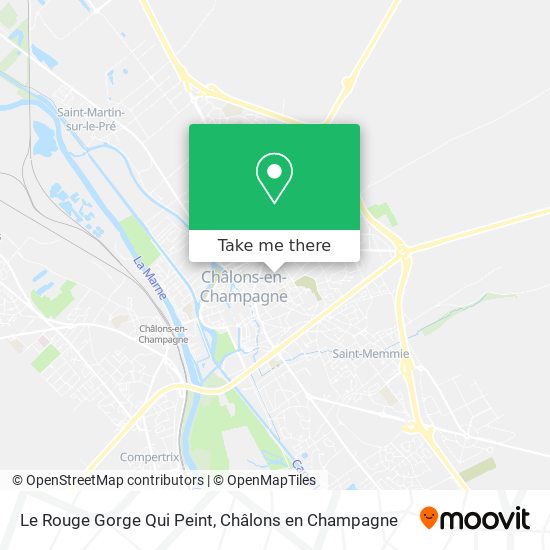Le Rouge Gorge Qui Peint map