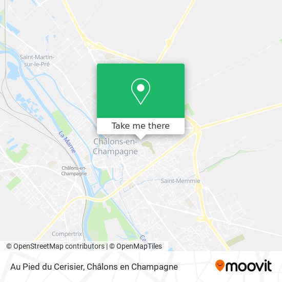 Au Pied du Cerisier map