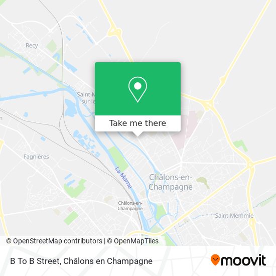 B To B Street map