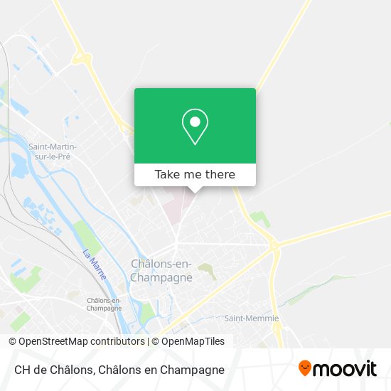 CH de Châlons map