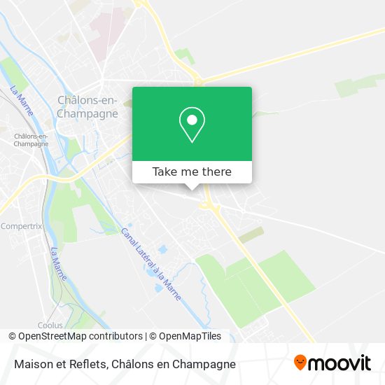 Maison et Reflets map
