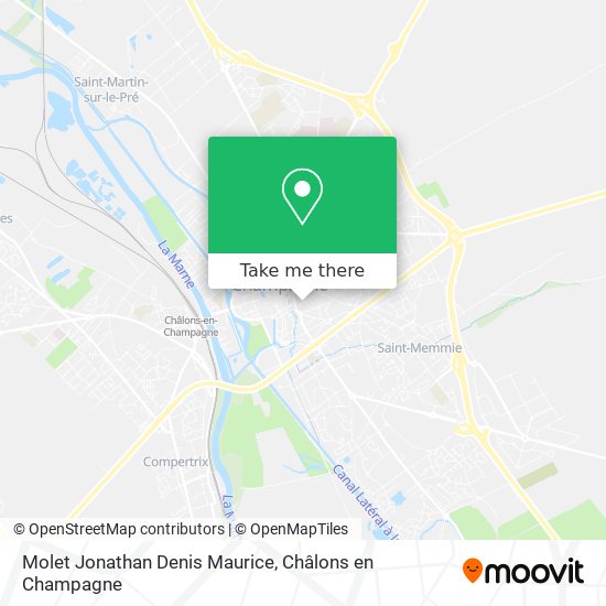 Molet Jonathan Denis Maurice map