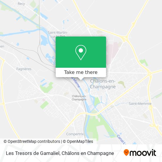 Les Tresors de Gamaliel map