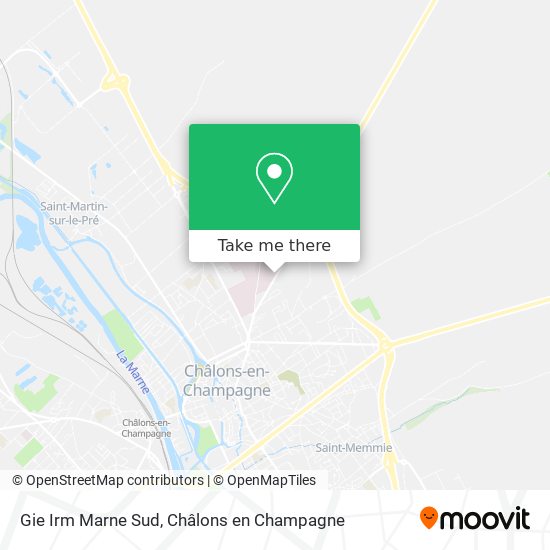 Gie Irm Marne Sud map